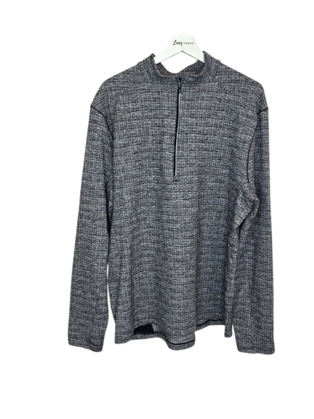 Lululemon Men's Surge Warm 1/2 Zip Long Sleeve Performance Shirt, Size XL